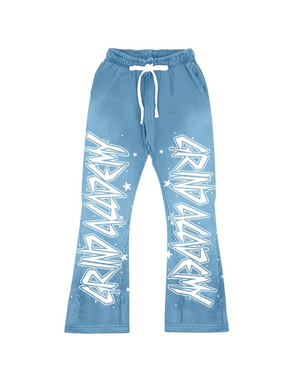 Grind Academy Flare Bottom SweatPants SKY BLUE