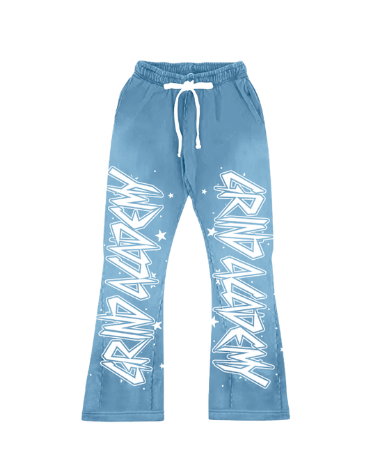 Grind Academy Flare Bottom SweatPants SKY BLUE