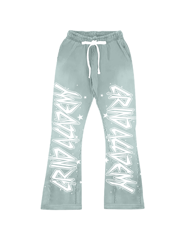 Grind Academy Flare Bottom SweatPants GREY